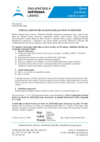 Kritéria pro přijímání žáků do ŠD 2025_2026